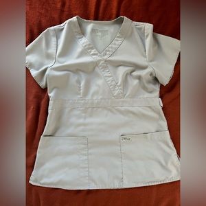 Light Grey Greys Anatomy Scrub Top